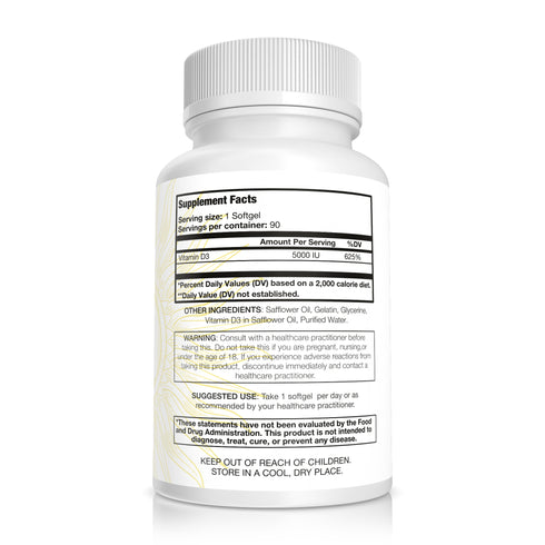 Vitamin D3 5000 IU Softgels